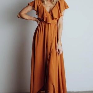 Baltic born Katya ruffle maxi dress